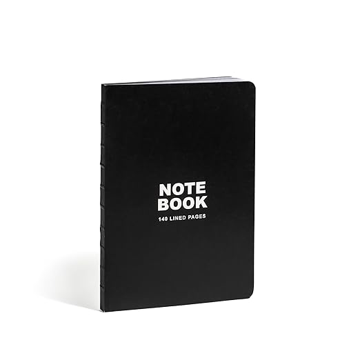 Black A5 Notebook