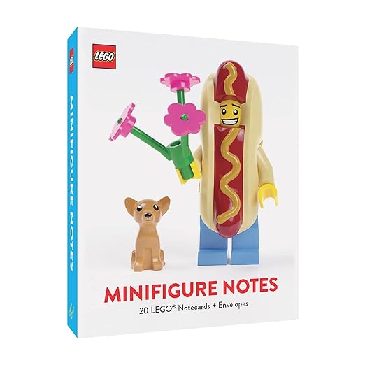 LEGO® Minifigure Notes: 20 Notecards and Envelopes