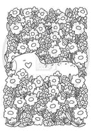 Super-Cute Capybaras: A Cozy Creatures Coloring Book