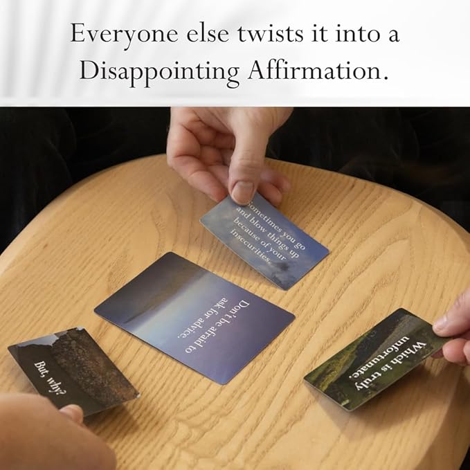 Disappointing Affirmations - Party Card Game