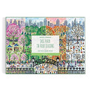 Michael Storrings Dog Park in Four Seasons 1000 Piece Puzzle