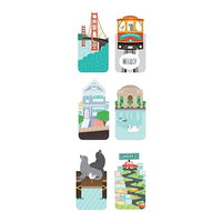 San Francisco Magnetic Bookmarks