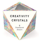 Creativity Crystals: 5 Translucent Erasers