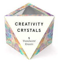 Creativity Crystals: 5 Translucent Erasers