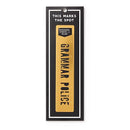 Grammar Police Metal Bookmark Stencil