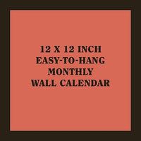 Classic Horror Movies 2026 Wall Calendar