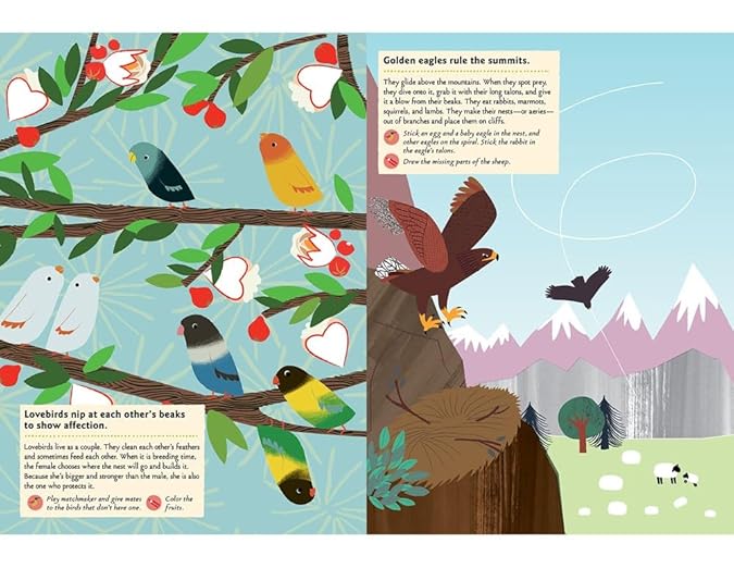 Birds of the World: My Nature Sticker Activity Book: 1