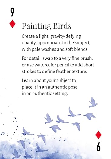 The Artful Hand Playing Cards: Watercolor Tips & Tricks