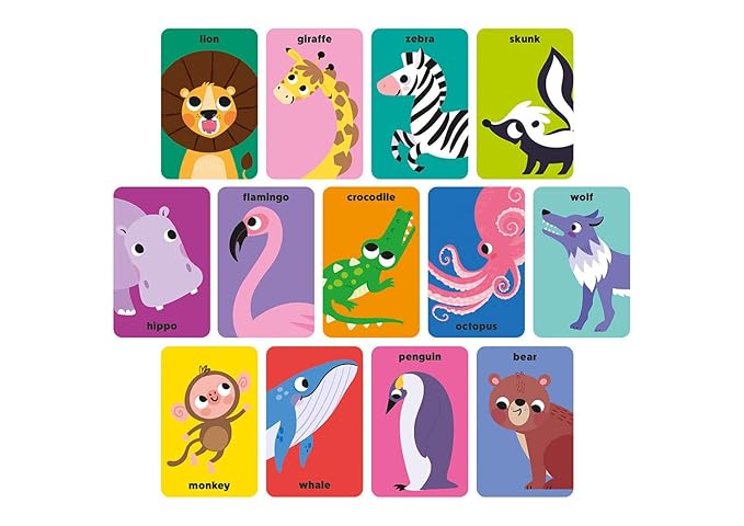 Animal Match Card Game