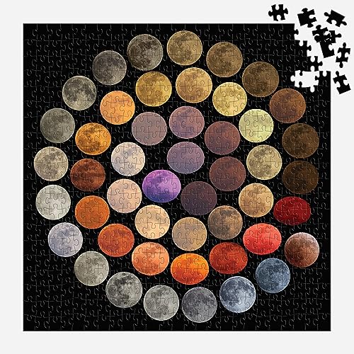 Colors of the Moon 500 Piece Puzzle