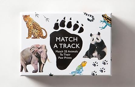 Match a Track: Match 25 Animals to Their Paw Prints