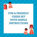 On the Move Wooden Chess Set