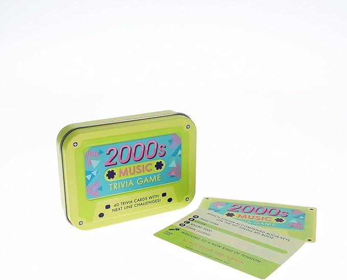 2000s Music Trivia Card Game
