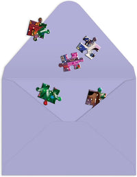 Joy Laforme Christmas Square Greeting Card Puzzle