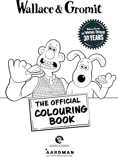 Wallace & Gromit: The Official Colouring Book