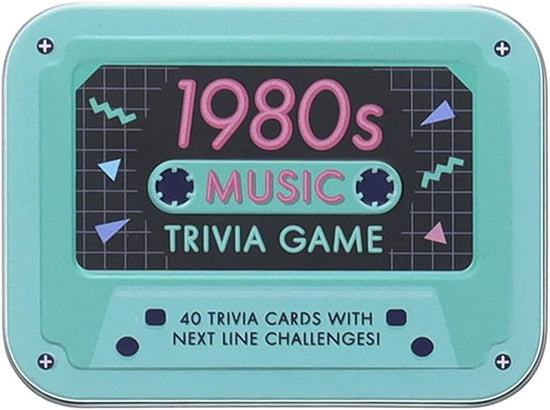 1980s Music Trivia Card Game