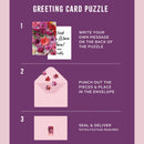 House Puzzzle Ranunculus Greeting Card Puzzle