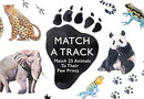Match a Track: Match 25 Animals to Their Paw Prints