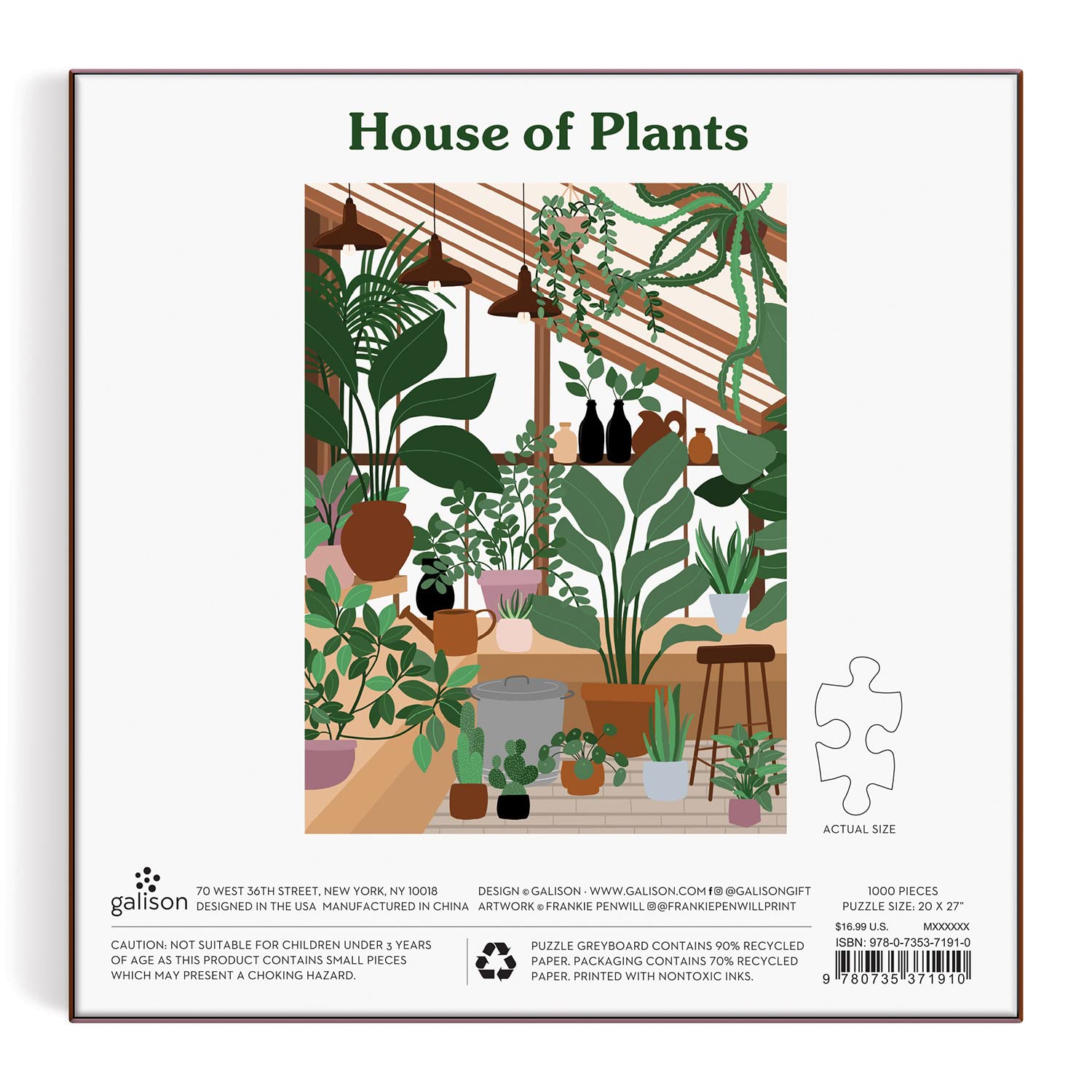 House of Plants 1000 Piece Puzzle
