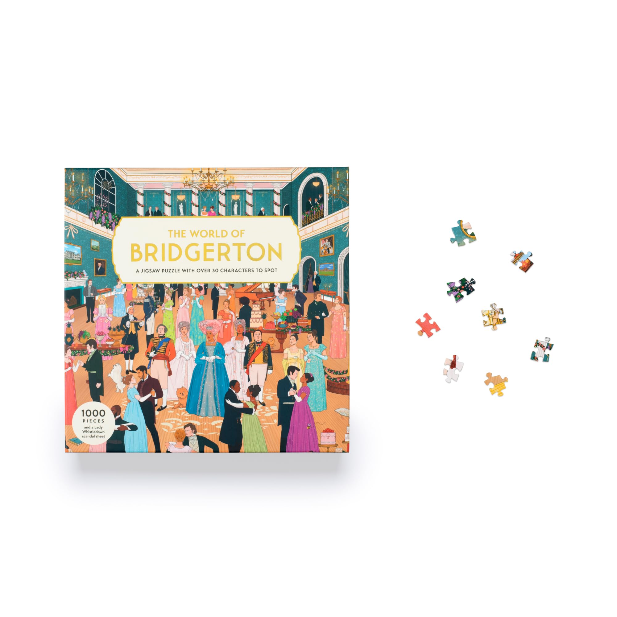 The World of Bridgerton: A 1000-piece jigsaw puzzle with over 30 characters to spot