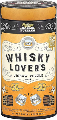 Whisky Lover's 500 Piece Jigsaw Puzzle, Yellow