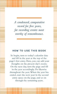 Pendleton One Line a Day: A Five-Year Memory Book