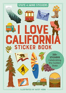 I Love California Sticker Book: 325+ Stickers Celebrating the Golden State (State of Mind Stickers)