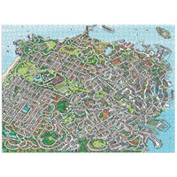 The City by The Bay 1000 Piece Maze Puzzle