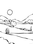 Sweet Life Painting and Coloring Book