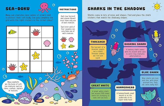 Glow-in-the-Dark Ocean Sticker Activity (Glow-in-the-Dark Sticker Activity Book)