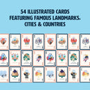 Travel Destinations Playing Cards