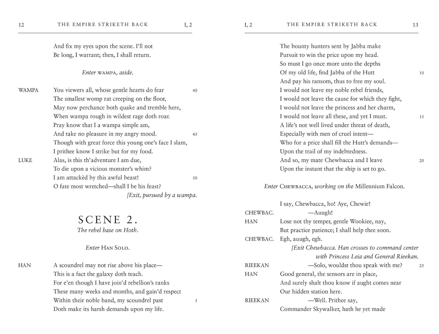 William Shakespeare's The Empire Striketh Back: Star Wars Part the Fifth