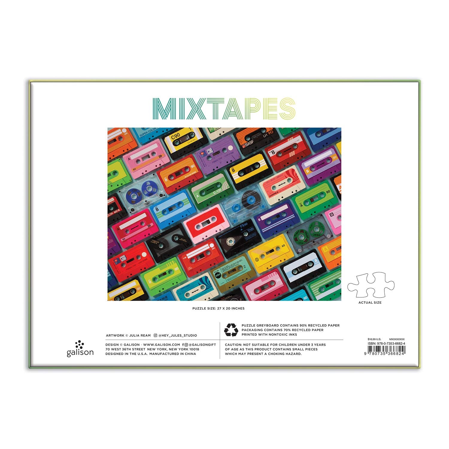 Mixtapes 1000 Piece Puzzle