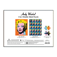 Warhol Marilyn 500 Piece Double Sided Puzzle