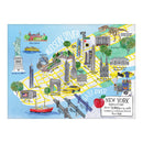 New York City Map 1000 Piece Puzzle
