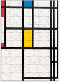 MoMA Mondrian Greeting Card Puzzle