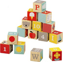 ABC Wooden Blocks, Set of 15 – Solid Wooden Blocks