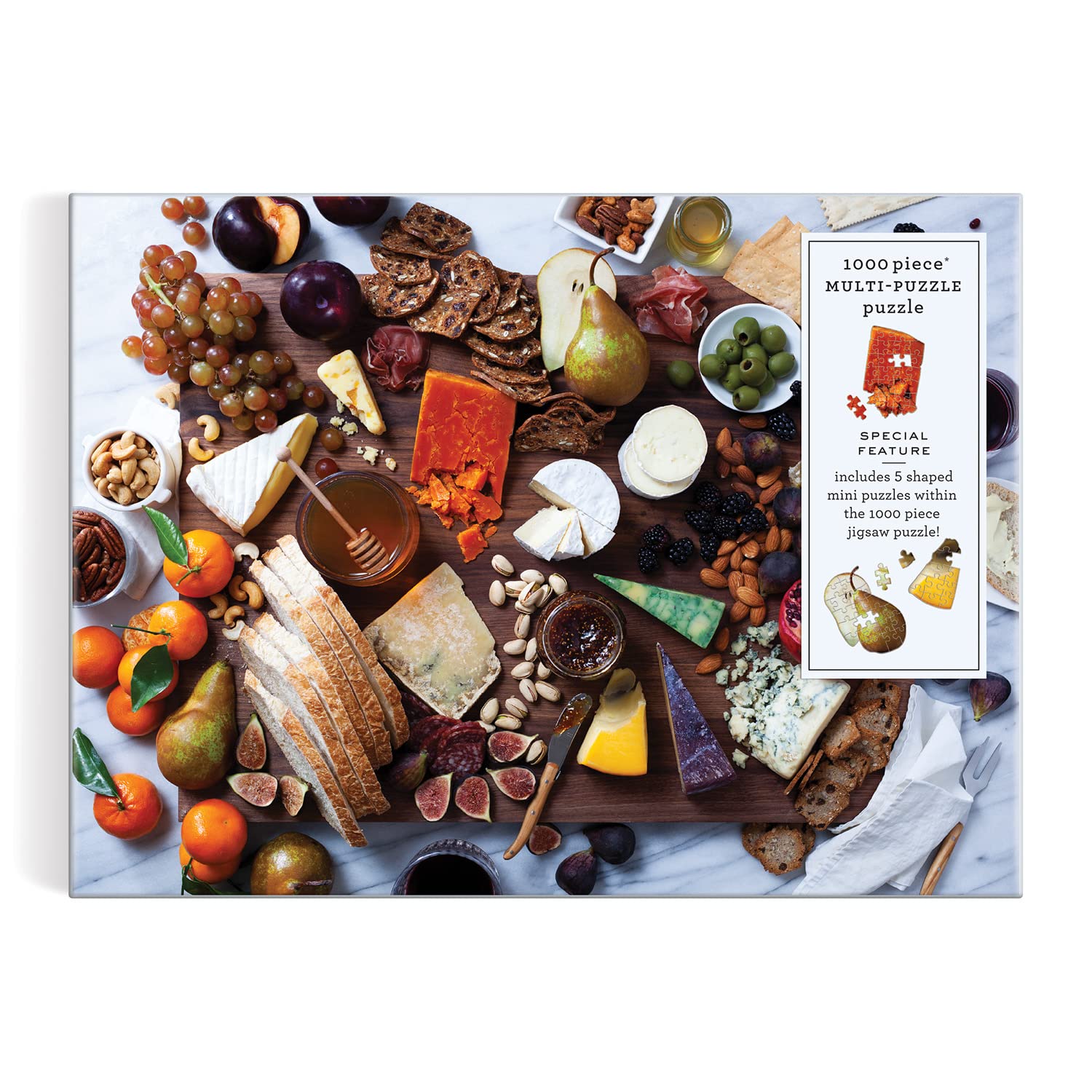 The Art of the Cheeseboard 1000 Piece Multi-Puzzle Puzzle