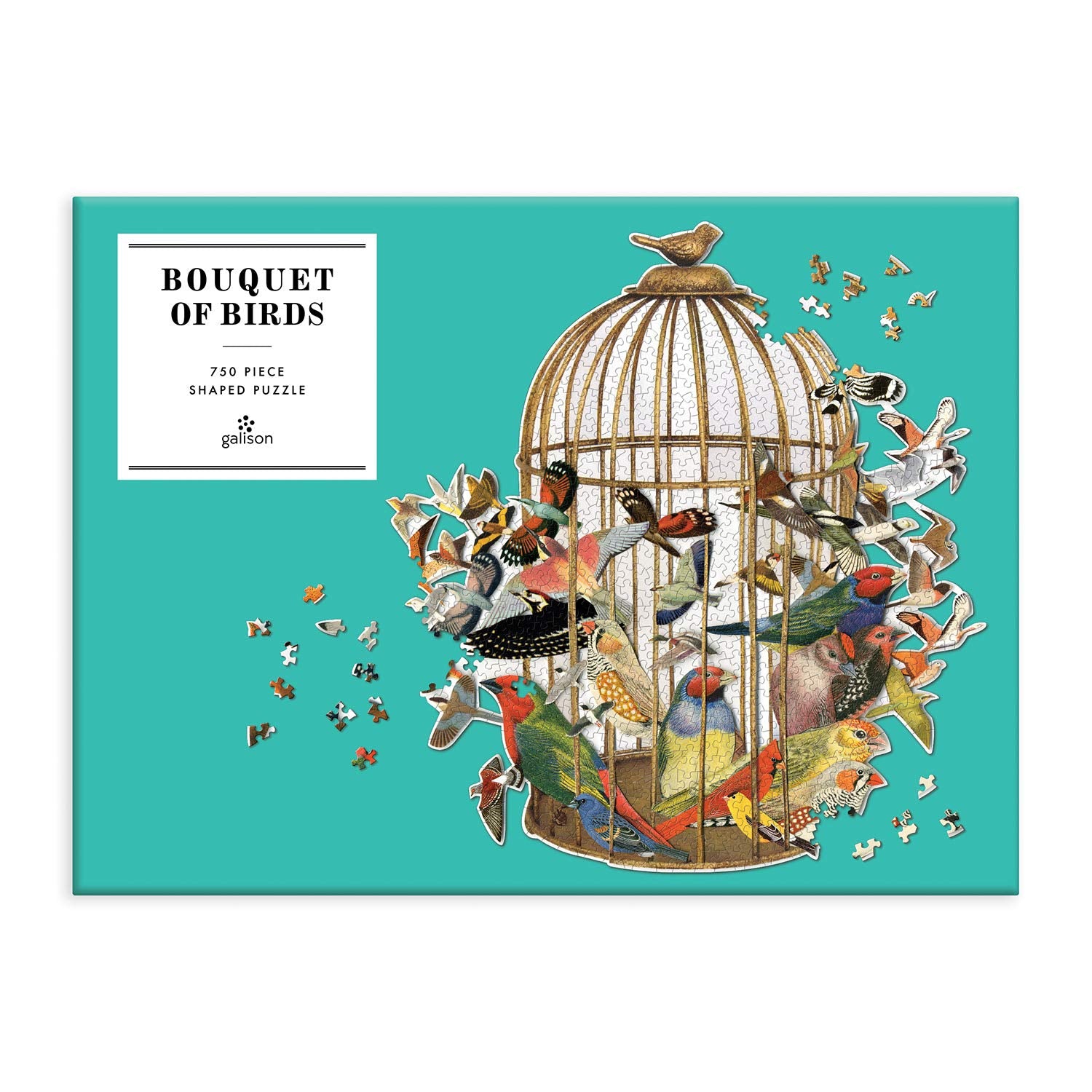 Bouquet of Birds 750 Piece Shaped Puzzle