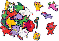 Pet Party - a shaped pieces puzzle