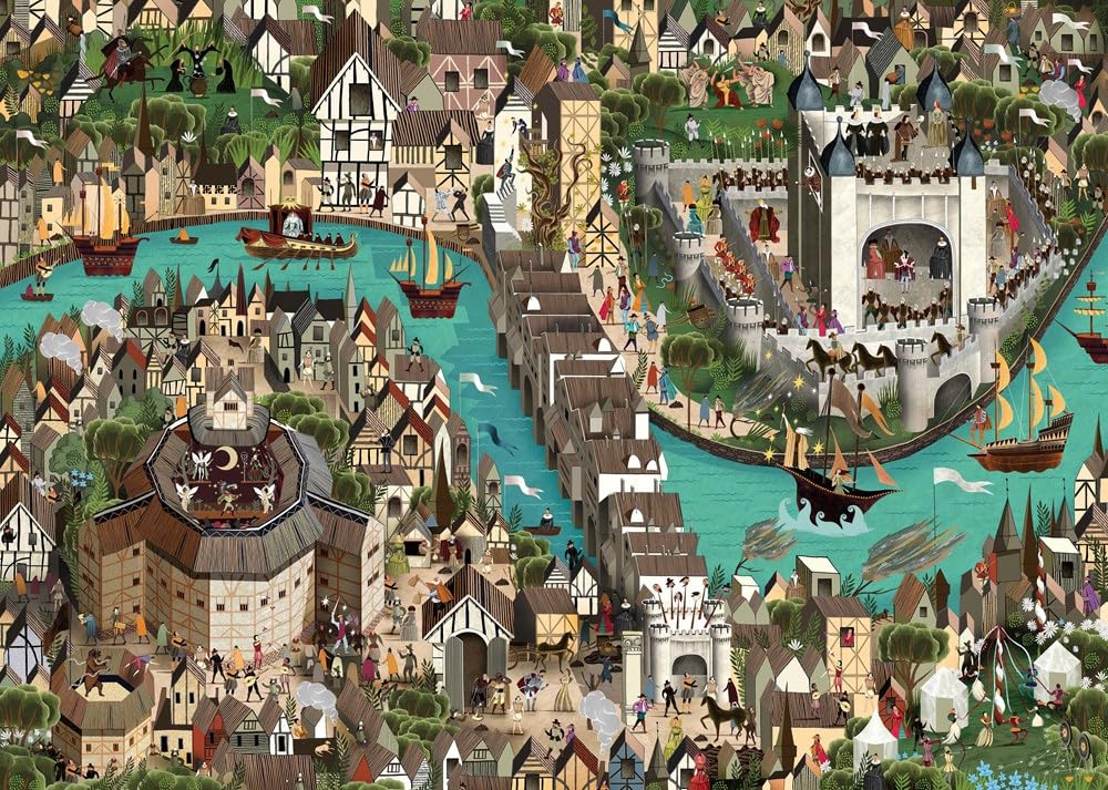 The World of Shakespeare: 1000 Piece Jigsaw Puzzle