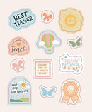 Teaching Is a Work of Heart: A Sticker Appreciation Book for Teachers Who Make the World a Better Place
