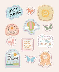 Teaching Is a Work of Heart: A Sticker Appreciation Book for Teachers Who Make the World a Better Place
