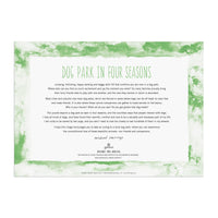 Michael Storrings Dog Park in Four Seasons 1000 Piece Puzzle