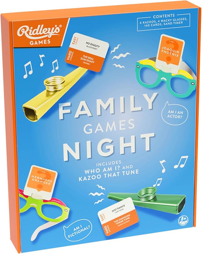 Family Games Night - Includes - Kazoo That Tune and Who Am I