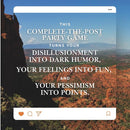 Disappointing Affirmations - Party Card Game