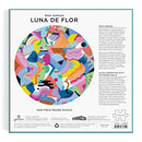 Mina Hamada Luna de Flor Round Jigsaw Puzzle, Vibrant Colors