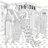The Jazz Age: A Twenties-Inspired Coloring Book