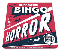Binge-watch Bingo Horror: A Game for Film & TV Lovers