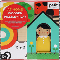 At Home Wooden Puzzle + Play